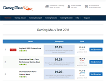 Tablet Screenshot of gaming-maus.net